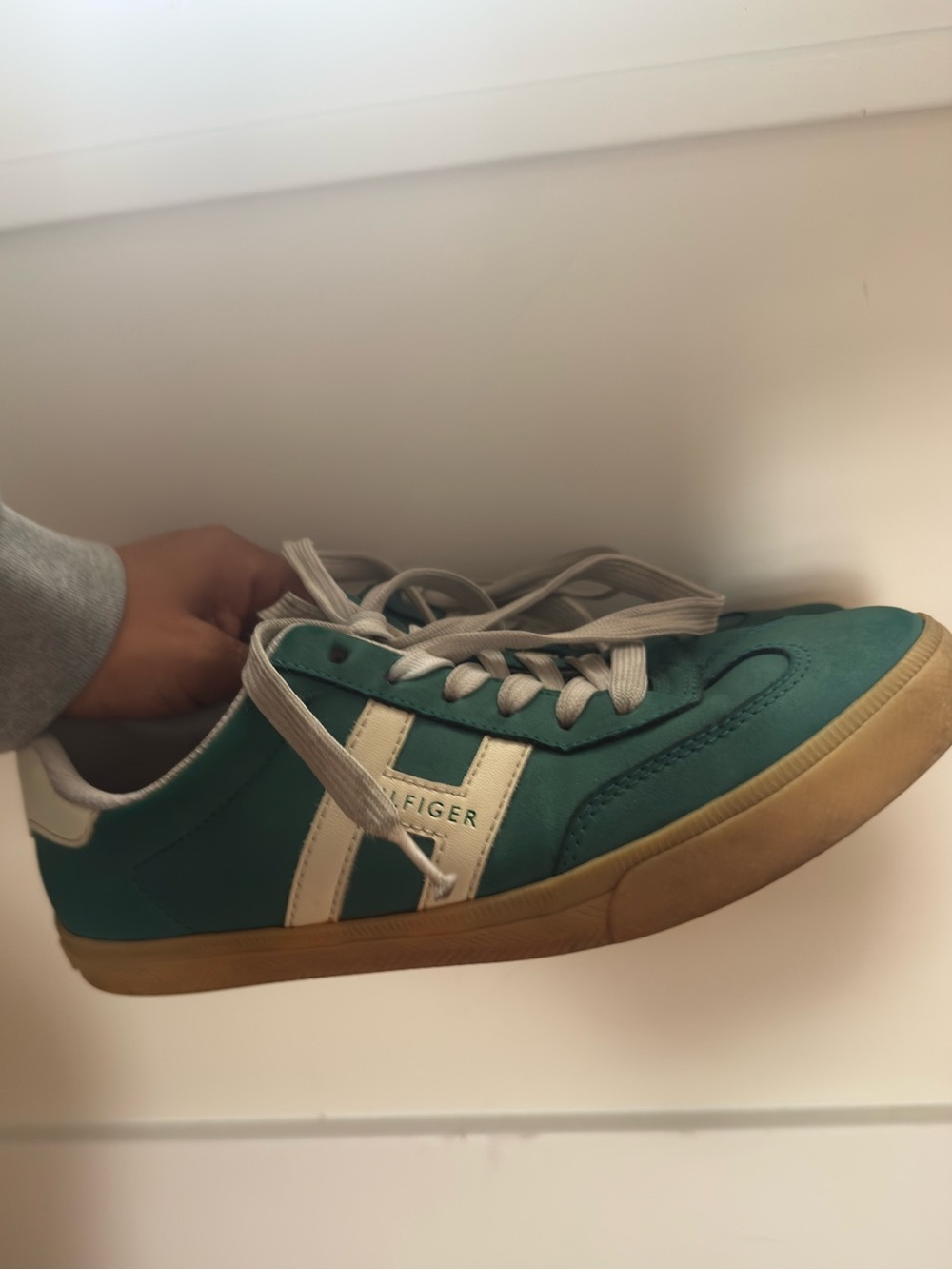 Tommy Hilfiger Emerald Green Sneakers